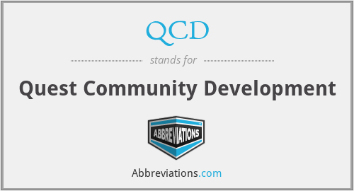 QCD - Quest Community Development