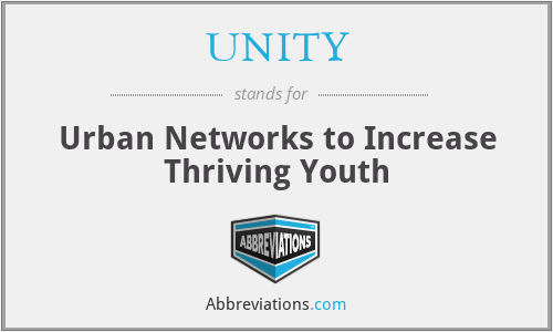 UNITY - Urban Networks to Increase Thriving Youth