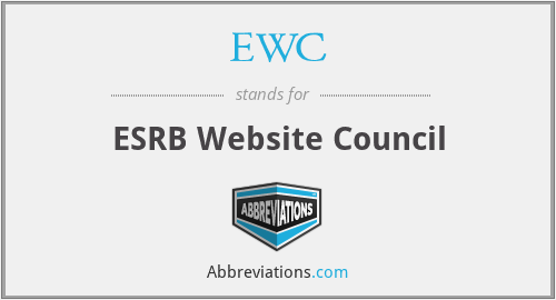 EWC - ESRB Website Council