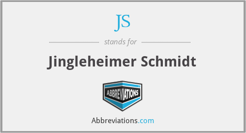 JS - Jingleheimer Schmidt