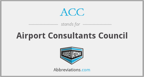 ACC - Airport Consultants Council