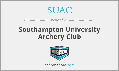 SUAC - Southampton University Archery Club