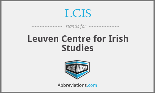 LCIS - Leuven Centre for Irish Studies