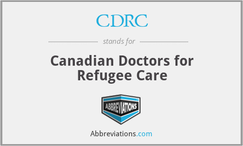 CDRC - Canadian Doctors for Refugee Care