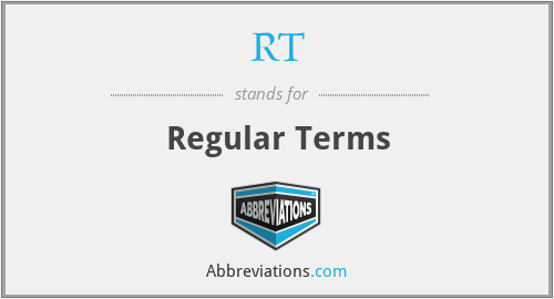 RT - Regular Terms