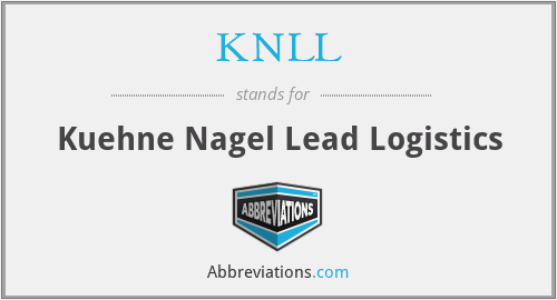 KNLL - Kuehne Nagel Lead Logistics