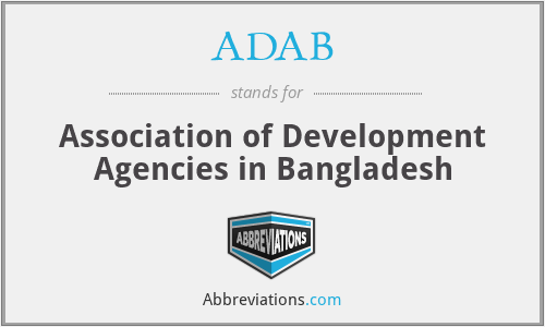 ADAB - Association of Development Agencies in Bangladesh