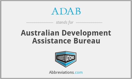 ADAB - Australian Development Assistance Bureau