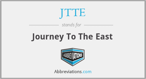 JTTE - Journey To The East