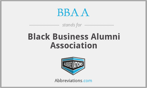 BBAA - Black Business Alumni Association