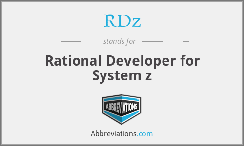 RDz - Rational Developer for System z