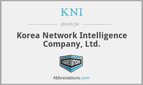 KNI - Korea Network Intelligence Company, Ltd.
