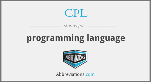 CPL - programming language
