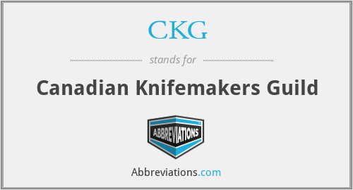 CKG - Canadian Knifemakers Guild