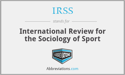 IRSS - International Review for the Sociology of Sport
