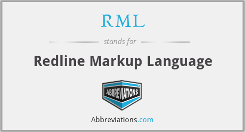 RML - Redline Markup Language