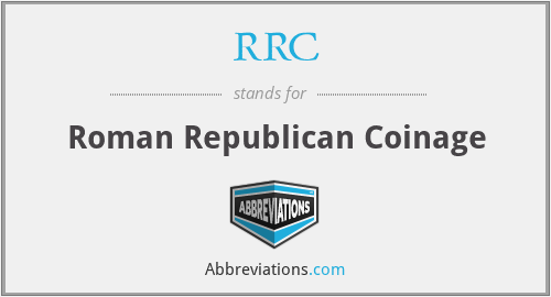 RRC - Roman Republican Coinage