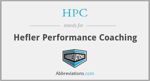 HPC - Hefler Performance Coaching