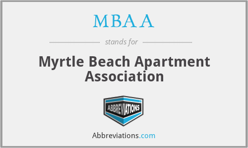 MBAA - Myrtle Beach Apartment Association
