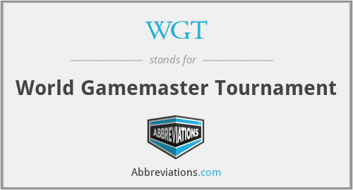 WGT - World Gamemaster Tournament