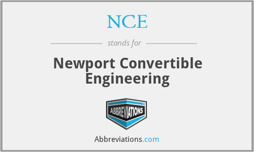NCE - Newport Convertible Engineering