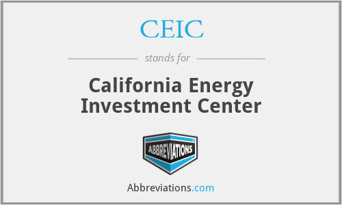 CEIC - California Energy Investment Center