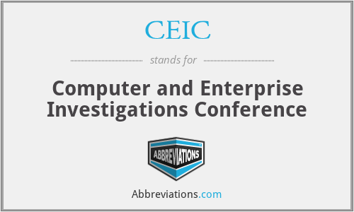 CEIC - Computer and Enterprise Investigations Conference