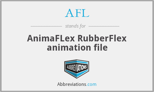 AFL - AnimaFLex RubberFlex animation file