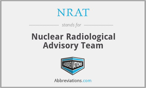 NRAT - Nuclear Radiological Advisory Team