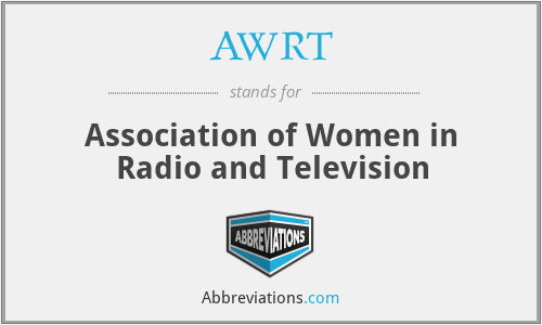 AWRT - Association of Women in Radio and Television