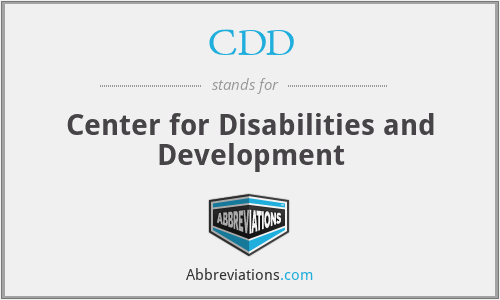 CDD - Center for Disabilities and Development