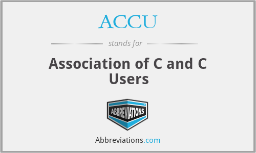 ACCU - Association of C and C Users