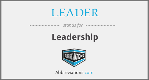LEADER - Leadership
