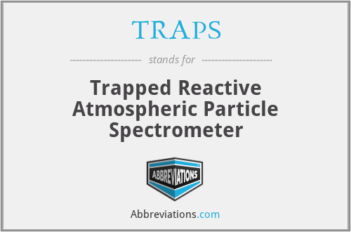 TRAPS - Trapped Reactive Atmospheric Particle Spectrometer
