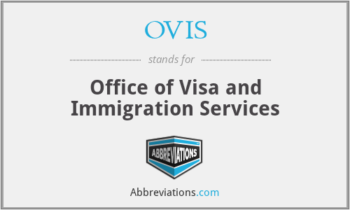OVIS - Office of Visa and Immigration Services