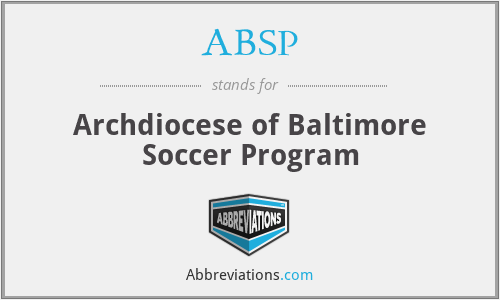 ABSP - Archdiocese of Baltimore Soccer Program