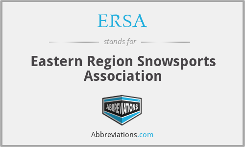 ERSA - Eastern Region Snowsports Association
