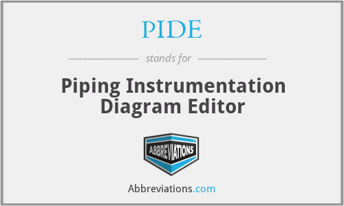 PIDE - Piping Instrumentation Diagram Editor