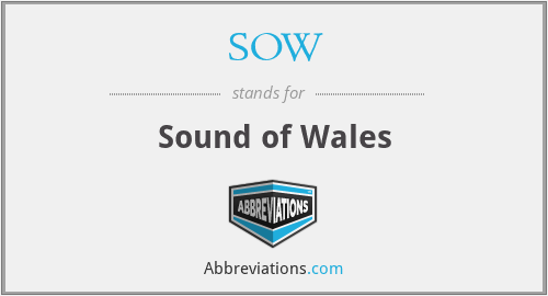 SOW - Sound of Wales