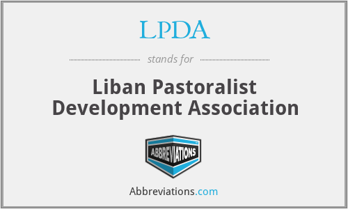 LPDA - Liban Pastoralist Development Association