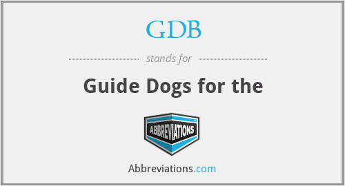 GDB - Guide Dogs for the