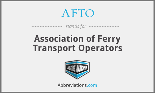 AFTO - Association of Ferry Transport Operators