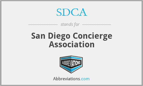 SDCA - San Diego Concierge Association
