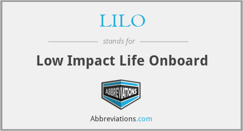 LILO - Low Impact Life Onboard