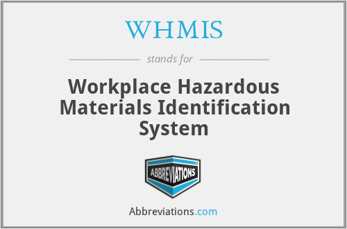 WHMIS - Workplace Hazardous Materials Identification System
