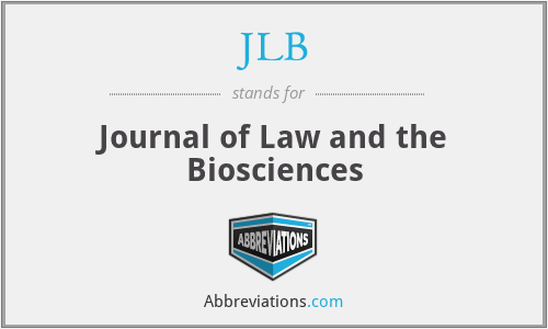 JLB - Journal of Law and the Biosciences