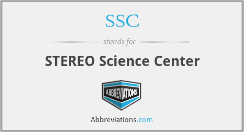 SSC - STEREO Science Center