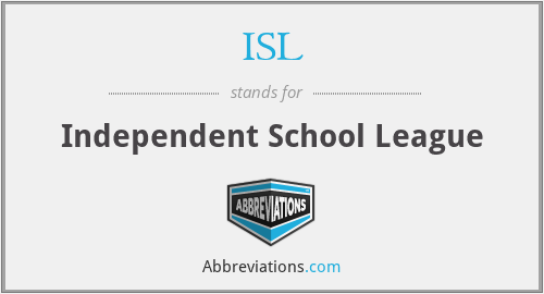 ISL - Independent School League