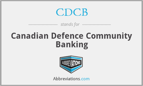 CDCB - Canadian Defence Community Banking
