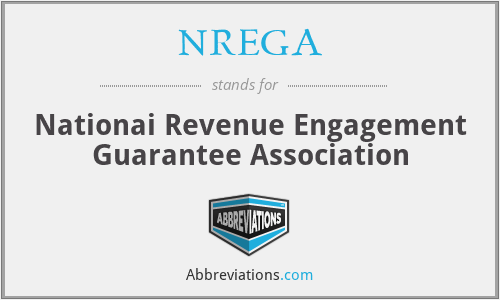 NREGA - Nationai Revenue Engagement Guarantee Association
